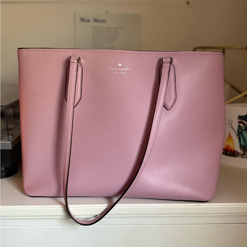 ♠️ Kate Spade Lilac Leather Tote Bag ♠️